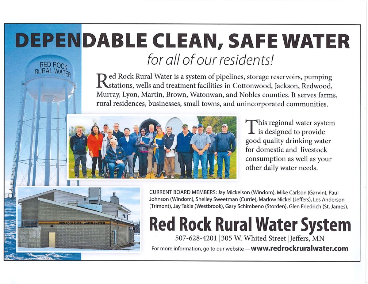 Dependable, Clean Safe Water and More Information Regarding RRRWS